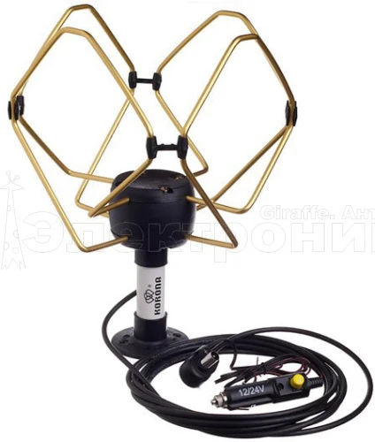 Антенна автомобильная "Корона"  с усилителем купить в г.Сочи