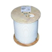 кабель телевизионный commscope f660bv rg6u. 60% al -оплетка +al-фольга белый 305м ccs/fpe за 1м       фото